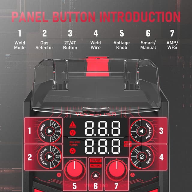 Thumbnail 3 de YESWELDER YWM-160 MIG welder 🛠️