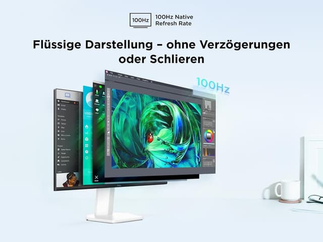 Detalle de TCL 24G54 Mini-LED-Monitor (24 Zoll) mit Full-HD, 100 Hz und VA-Panel