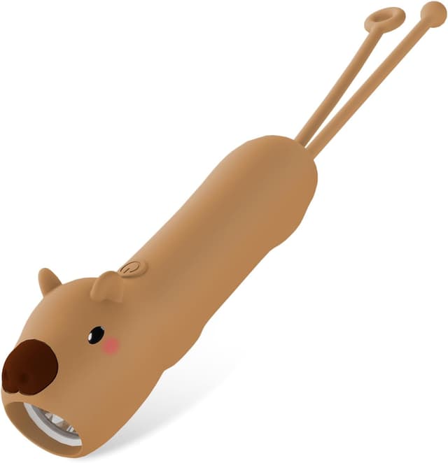 Detalle de ZKLiLi Capibala Kid’s Rechargeable Flashlight (silicone, USB-C) for camping and outdoor exploring