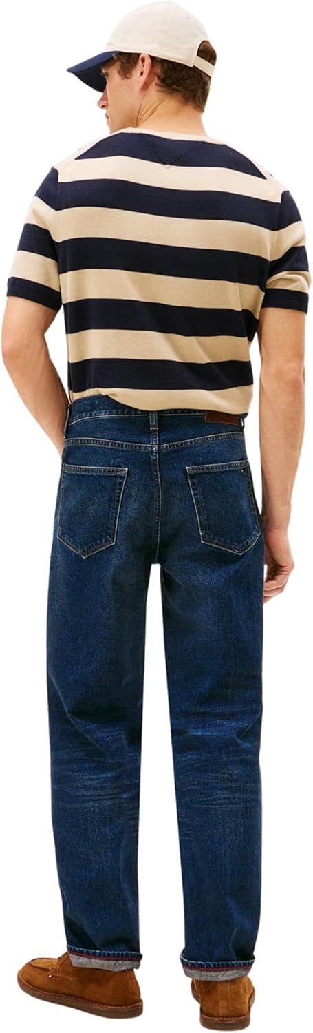 Detalle 2 de Tommy Hilfiger Men’s Regular Mercer Rgd Trey Indigo Jeans (MW0MW41887)