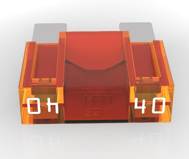 Detalle de AUPROTEC Fusible à lame Maxi 40 A orange (20–80 A) – 25 pièces, ISO 8820-3