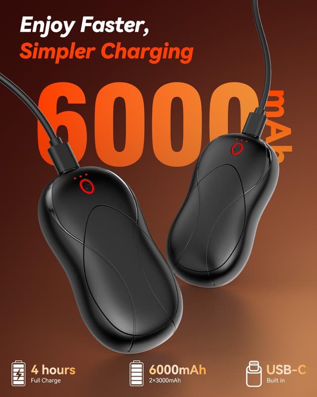 Detalle de PHEJIE Calentador de Manos 6000mAh