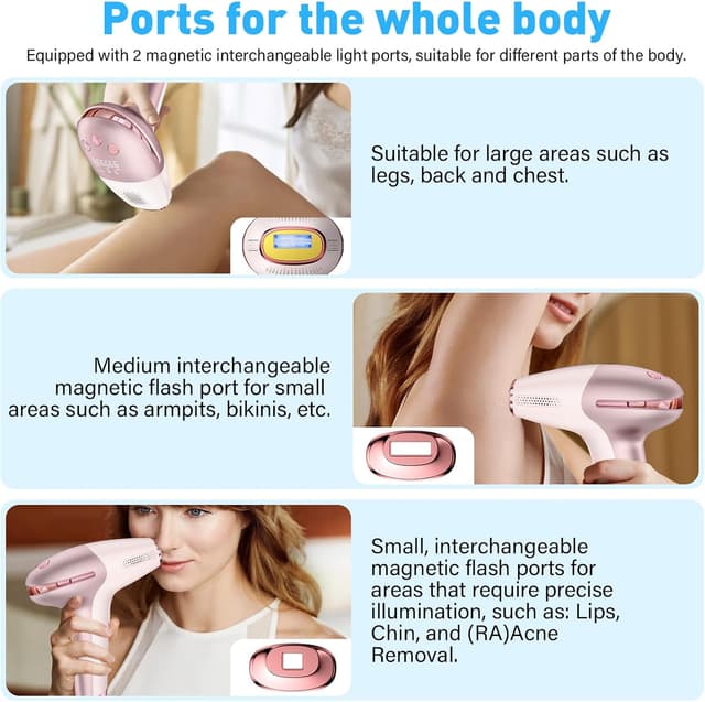 Thumbnail 4 de NIKYJM IPL Laser Hair Removal Device 999,999 flashes