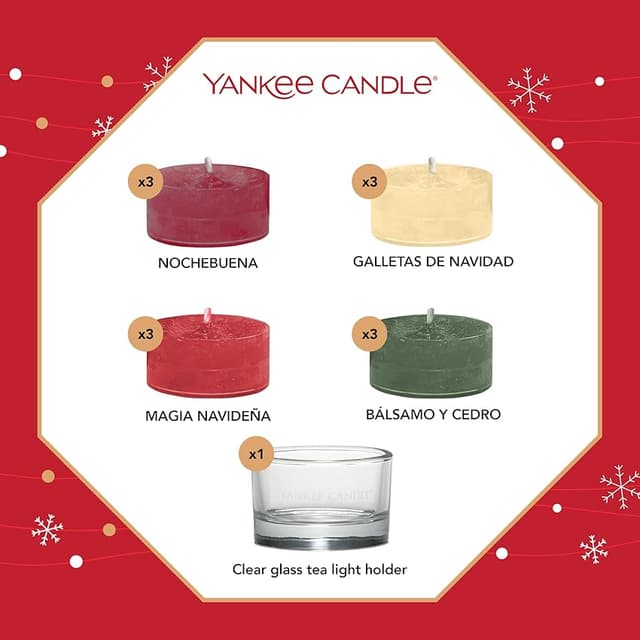 Detalle de Yankee Candle Calendario de Adviento 24 velas 🕯
