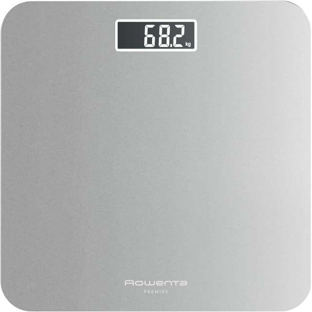 Detalle de Rowenta Premiss 2.0 Personenwaage BS1801V0 – ablesbares LCD, 30 x 30 cm, bis 160 kg