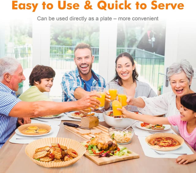 Thumbnail 2 de GRIFEMA Carta da forno per friggitrice ad aria 100 pezzi