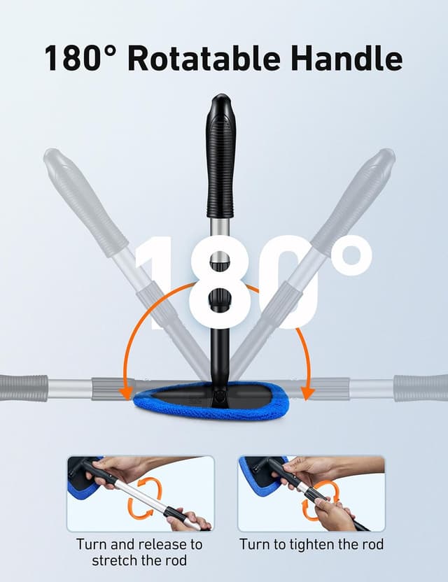 Thumbnail 4 de AstroAI Windshield Cleaner with 4 Microfiber Pads