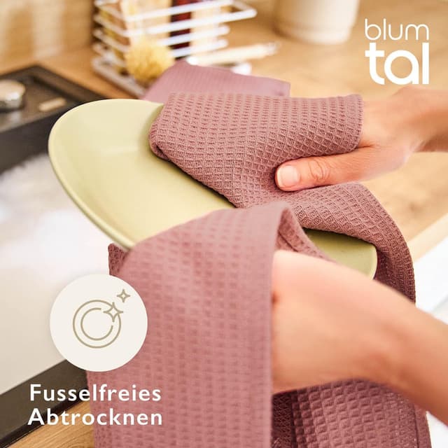 Detalle 2 de Blumtal® Geschirrtücher 50x70 cm 4er Set