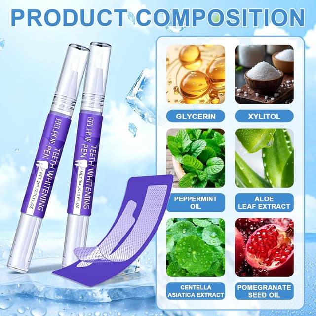 Thumbnail 5 de Pluma y tiras blanqueadoras 2+14 para dientes