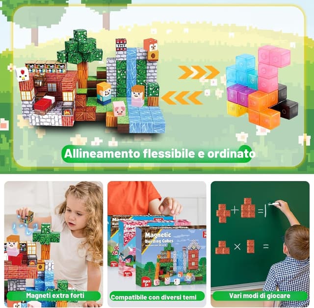 Thumbnail 4 de Goody King Costruzioni magnetiche 150 pezzi per bambini 🧩