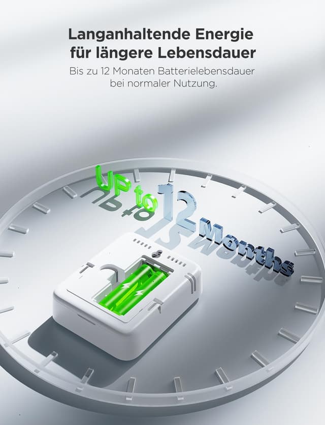 Detalle 2 de Govee Thermometer Hygrometer LCD Digital (2er-Pack) mit App & Smart Alert für Innenräume