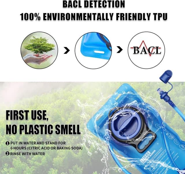 Thumbnail 6 de TTIAISHLE 2L Hydration Pack Backpack with BPA-Free Water Bladder for Cycling, Running & Hiking