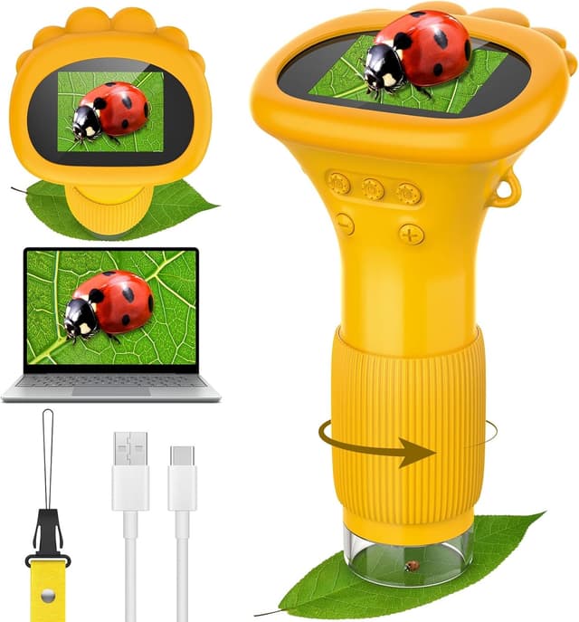 Imagen de GlobalCrown Microscope numérique Enfant 200x en OfertitasTOP