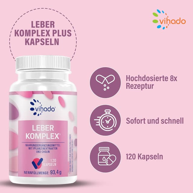 Detalle 2 de Leber Komplex PLUS Kapseln mit 120 Kapseln