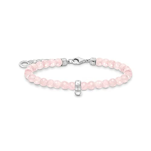 Detalle de THOMAS SABO A2097-034-9-L19V pulsera perlas rosas, 16–19 cm 💍
