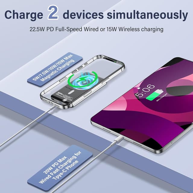 Thumbnail 3 de RWSRW Wireless PowerBank 5000mAh Mini