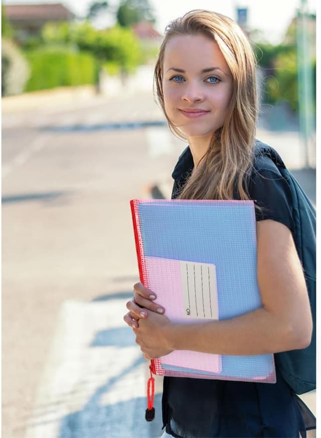 Thumbnail 6 de Vicloon Dokumententasche A4 (10er-Set) mit Reißverschluss und Etikett