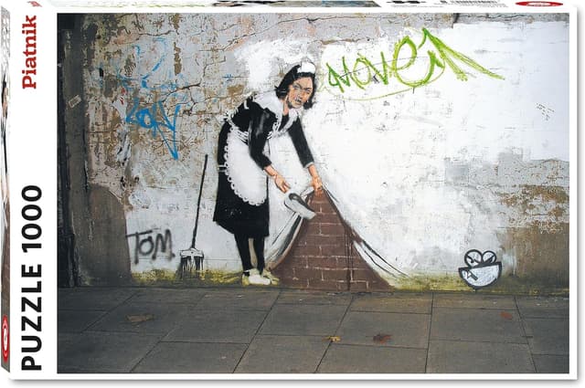 Imagen de Piatnik 5542 Banksy 1000 Femme de ménage en OfertitasTOP