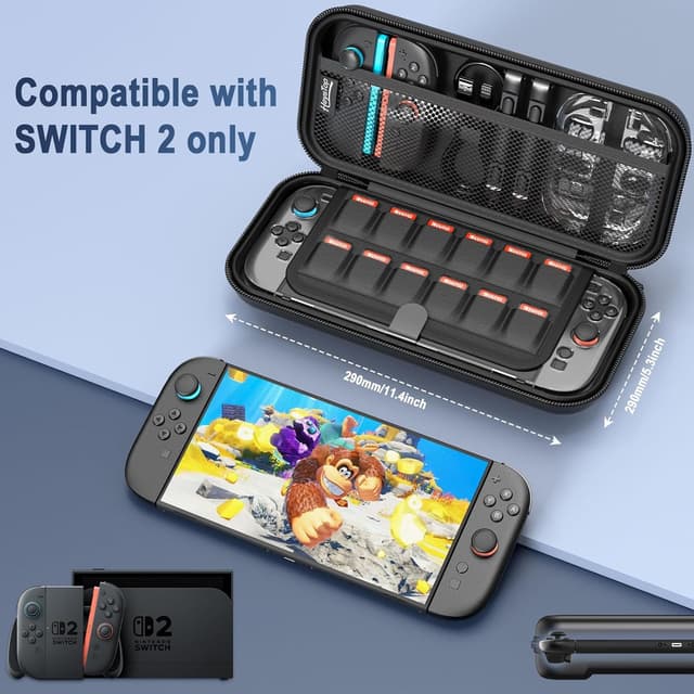 Detalle 2 de HEYSTOP Étui Nintendo Switch 2 1 kit de voyage