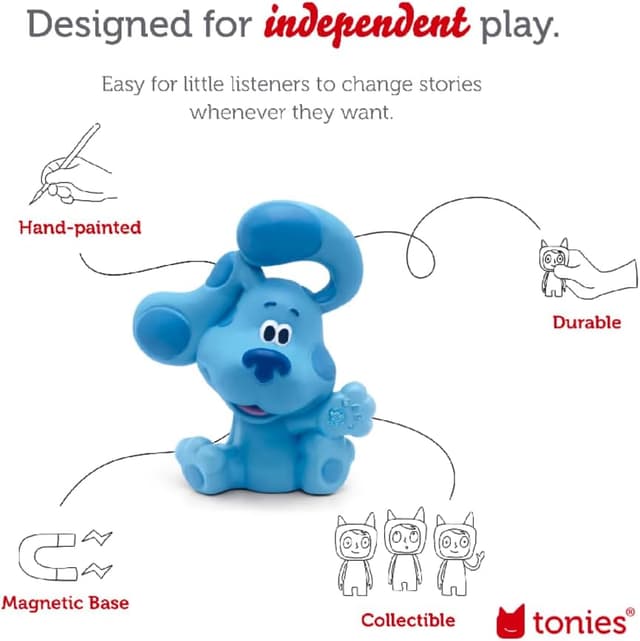 Detalle 2 de tonies Audio Character for Toniebox – Blue’s Clues & You! Children’s Audio Stories & Songs