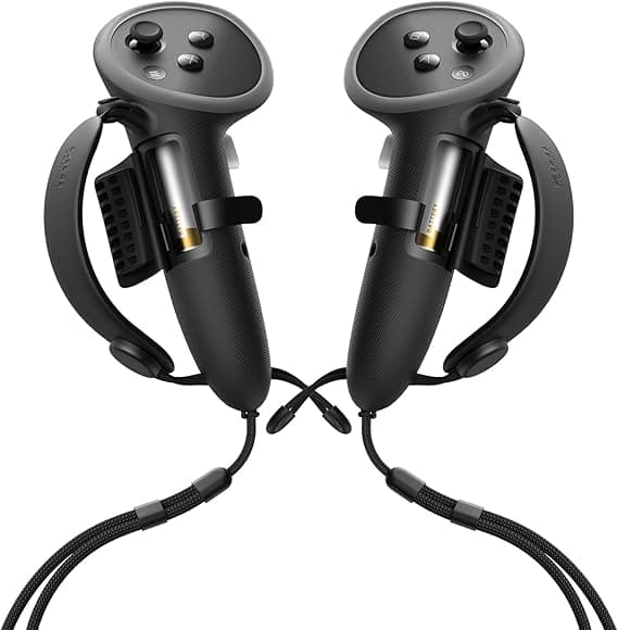 Detalle de KIWI design G4 Max: Empuñaduras Ampliadas para Meta Quest