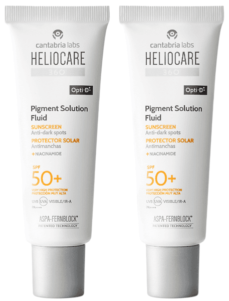 Detalle de Heliocare 360 Pigment Solución Fluida SPF50+ - Doble Pack ☀