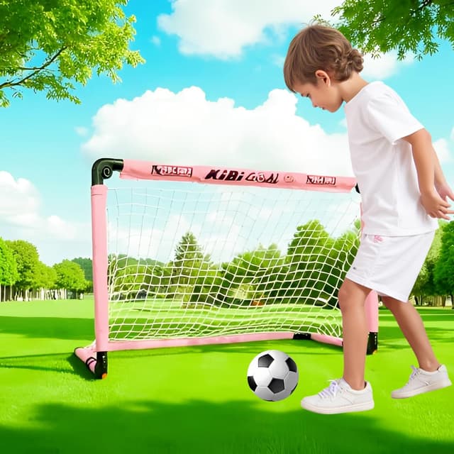 Detalle de KiBiGOAL mini football goal, foldable 35.43in