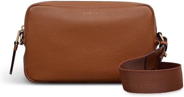 Detalle de RADLEY London Tavistock Women’s Leather Mini Zip Around Crossbody in Vibrant Red