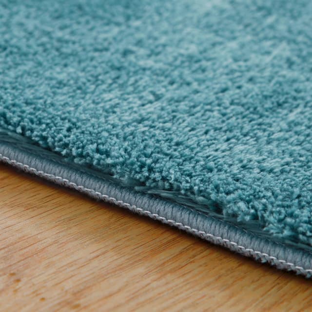 Thumbnail 2 de Paco Home Alfombra Moderna Lavable Turquesa 160x220 cm