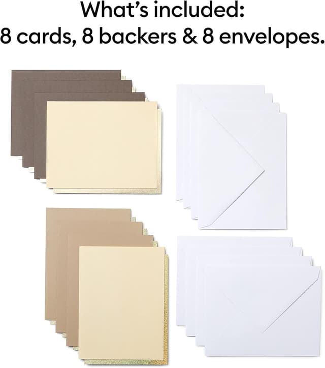 Thumbnail 2 de Cricut Neutrali Cutaway Cards per Joy