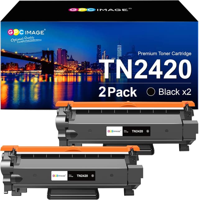 Detalle de TN2420 Kompatibler Toner 2er-Pack schwarz