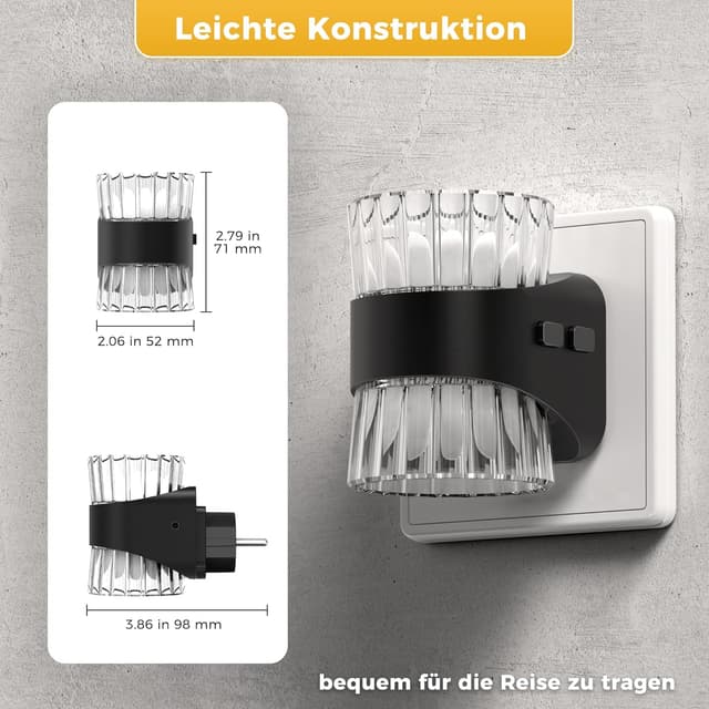 Thumbnail 6 de LOHAS-LED Nachtlicht-Steckdose mit Dämmerungssensor (3CCT, dimmbar) – 3000/4000/5000 K