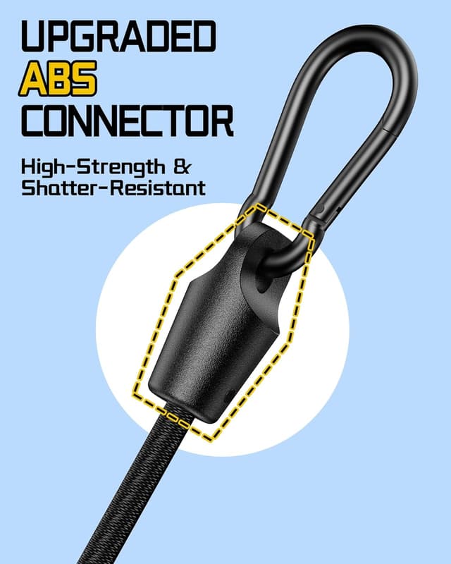 Thumbnail 5 de Adjustable Carabiner Bungee Cords 48 in