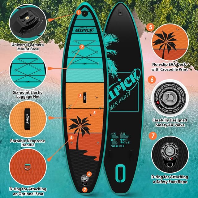 Detalle 2 de ALLPICK Premium SUP Board Set 320 cm
