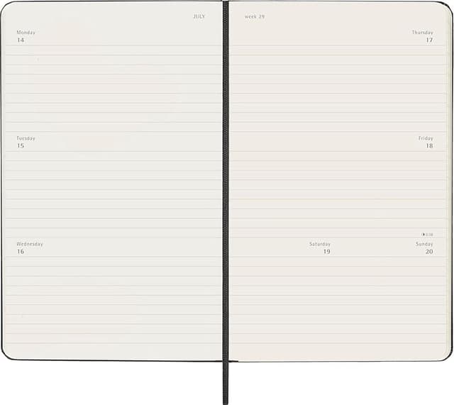 Thumbnail 4 de Moleskine Weekly Planner 2025-2026 — Agenda semanal 18 meses 19 x 25 cm