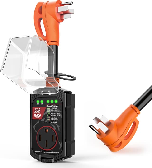 Imagen de Vehiker 18000 Joules RV Surge Protector 50A en OfertitasTOP