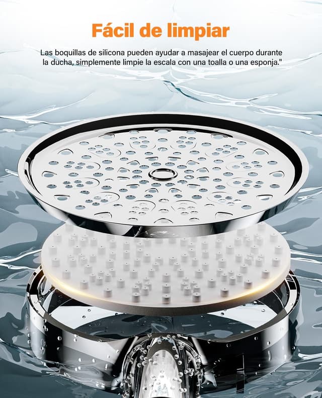 Thumbnail 6 de Cobbe Alcachofa de Ducha con Filtro y 6 Modos