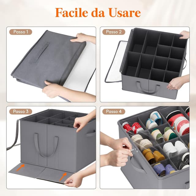 Thumbnail 5 de Lifewit Organizer Scarpe Armadio 12–16 Paia