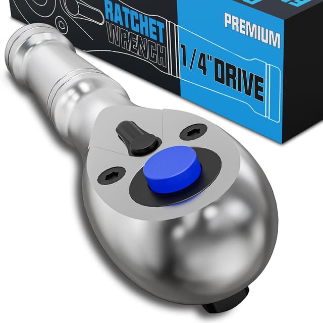 Detalle 2 de Arwealxs Chiave a cricchetto reversibile 1/2" da 280 mm con impugnatura a cricchetto e 72 denti