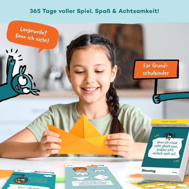 Detalle de 6-Minuten Abreisskalender 2026 Kinder 365 📅