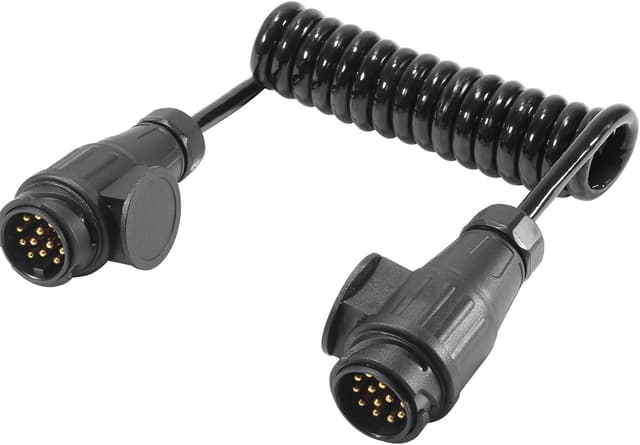 Thumbnail 6 de ETUKER 13-pin 1.1m Trailer Extension Spiral Cable (male to female) for 12V towbar wiring