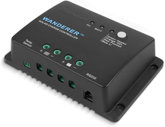 Detalle de Renogy Wanderer Li 30A Solar Charge Controller