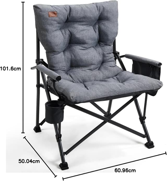 Detalle de EVER ADVANCED Oversized Camping Chair 230KG