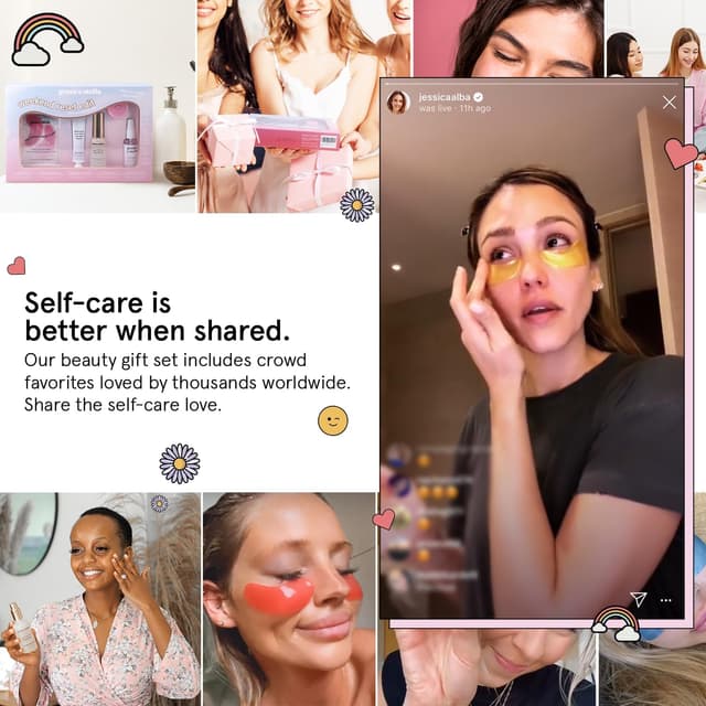 Detalle 2 de grace & stella Award Winning Skin Care Set (Weekend Reset Edit) — Vegan travel self-care gift set for women