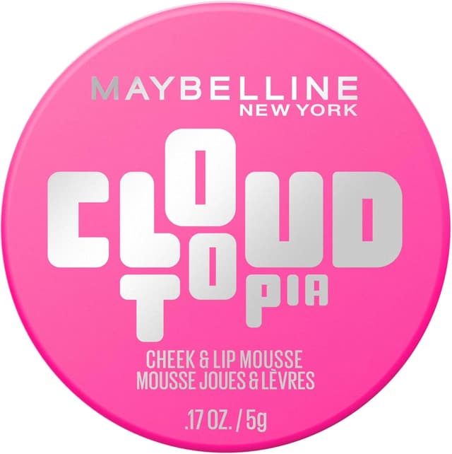 Detalle de Maybelline New York Cloudtopia — blush en mousse multi-usage pour joues & lèvres, fini mat flouté, teinte 04 Pink Daydream