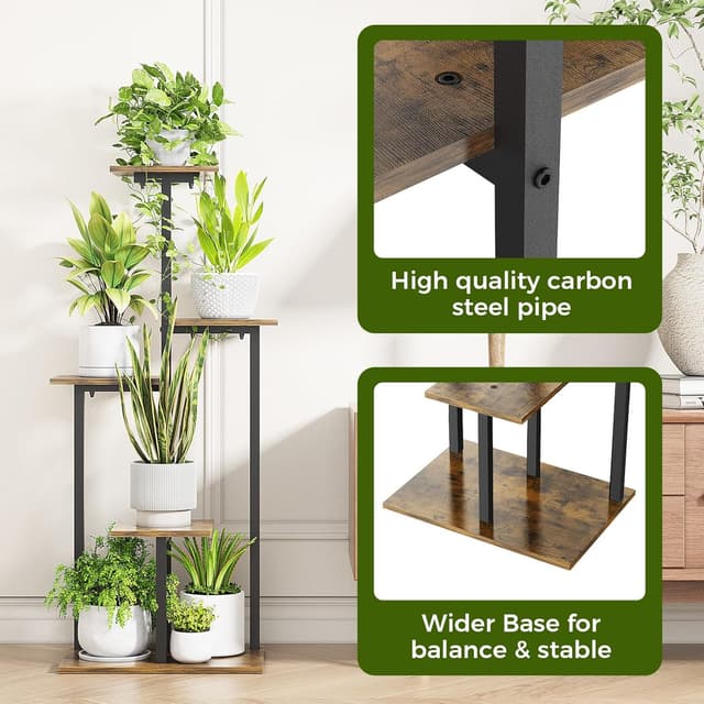 Thumbnail 3 de LOOBOV Support de Fleurs 5 étages