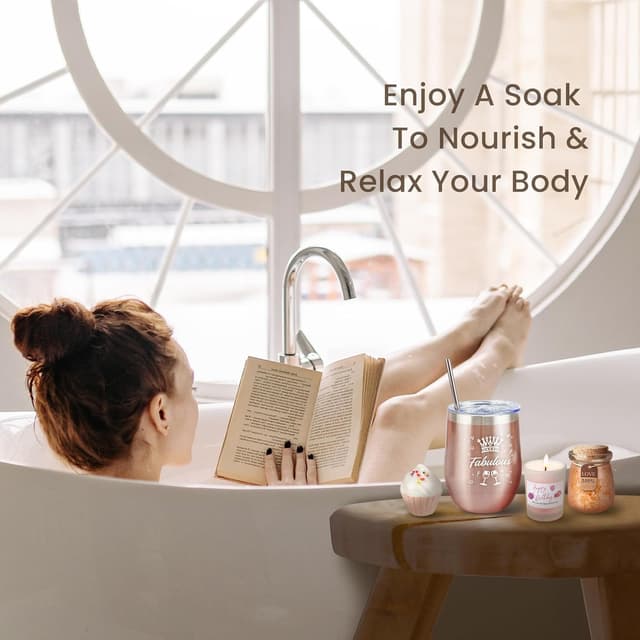 Detalle 2 de Epessa Geburtstagsgeschenkset für Frauen – Set für Freundin, Schwester, Ehefrau, Mama (18–60)