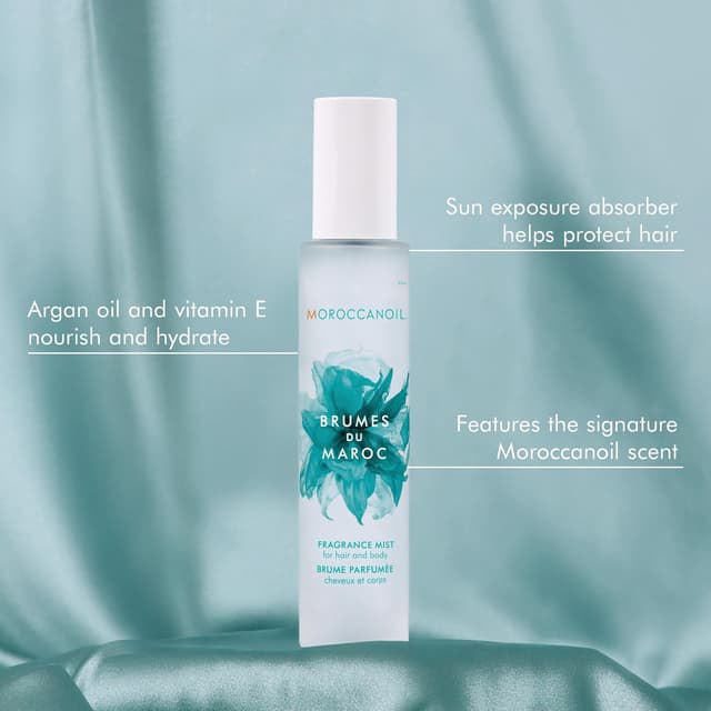Detalle de Moroccanoil Mist Corpo e Capelli – profumo per capelli e pelle con olio di argan