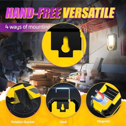 Detalle 2 de WARSUN LED Linterna Taller 30 W 🔦