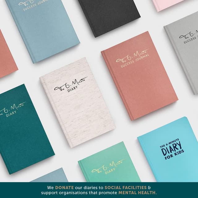 Thumbnail 6 de 6-Minuten Diario del Successo (Inglese) – Agenda giornaliera 2025 undatata per motivazione, focus e crescita